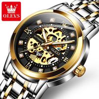 Montre pour homme OLEVS 9901, marque de luxe, nouveau modèle, montre mécanique automatique, plus de réduction, vente chaude, montre pour homme