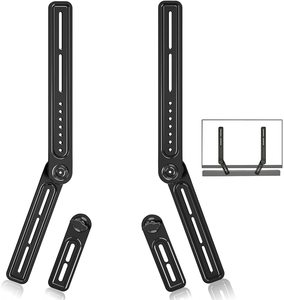 Barra de sonido Universal para <span class=keywords><strong>TV</strong></span>, soporte de montaje para televisor de 23 a 65 pulgadas, hasta 22 libras - Product Image 1