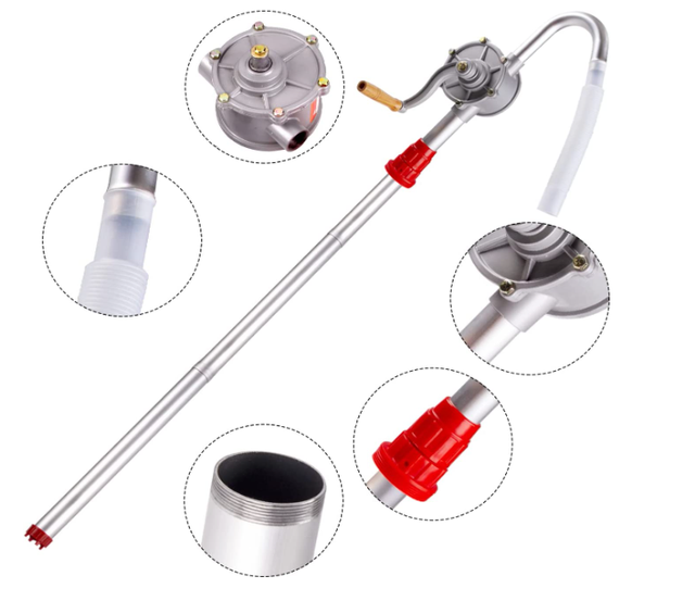 Rotary Hand Pump for Oil Drum Petrol diesel Manual Hand Rotary Oil Pump Hand Operated Oil Pump