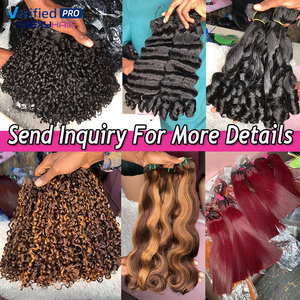 Bán buôn 12A lớp chưa qua chế biến 100% lớp biểu bì phù hợp nguyên liệu Việt Ấn Độ tóc con người bó Nhà cung cấp Trinh Nữ tóc con người mở rộng - Product Image 5