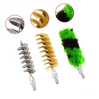 Kit de nettoyage universel, tige en alliage d'aluminium, brosses en acier inoxydable, ensemble d'outils d'entretien multi-cylindres, chasse, extérieur, tactique