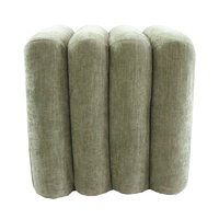 Chaise ottomane moderne nordique tendance, tabouret de salon, repose-pieds en tissu de qualité supérieure pour la maison