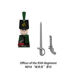 Blocs de construction éducatifs DIY : Figurine de commandant de style français et britannique des guerres napoléoniennes - Product Image 5