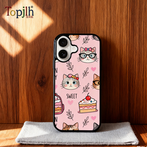 Topjlh 2D TPU sublimazione custodie per telefono di lusso con stampa personalizzata per iPhone serie ammortizzante e <span class=keywords><strong>Cover</strong></span> cellulare Premium con trasferimento HD - Product Image 1