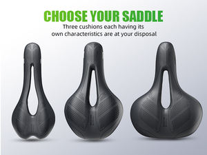 Asiento de <span class=keywords><strong>bicicleta</strong></span> EasyDo ergonómico ensanchado, sillín de <span class=keywords><strong>bicicleta</strong></span> transpirable con absorción de golpes para hombres y mujeres, espuma viscoelástica - Product Image 6