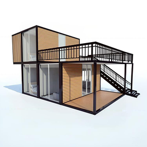 20ft sang trọng đúc sẵn Di động Tiny nhà sẵn sàng để tàu 2 phòng ngủ phòng tắm nhà bếp gấp mở rộng container nhà - Product Image 5