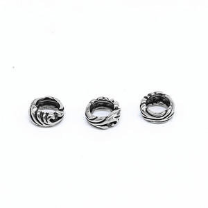 Composants de bijoux ronds en acier inoxydable Yunnique, trou de 8,0 mm, pour la fabrication de bracelets, accessoires DIY, procédé de moulage - Product Image 2