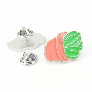 Custom Cactus Liefhebber Verzilverd Email Pin Badge Metalen Potplant Broche Revers Voor Nationale Dag En Kerst Gelegenheden - Product Image 4