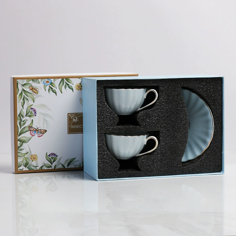 double cup and saucer-A