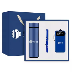 Custom <strong>Promotional</strong> Business <strong>2026</strong> <strong>New</strong> Arrivals Bulk Items Stainless Steel Water Bottle Power Bank Logo Gift Set - Product Image 6