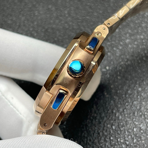 Orologio Meccanico di Alta Qualità 5990 con Disco Blu e Doppio Fuso Orario, Adatto <span class=keywords><strong>per</strong></span> Viaggi d'Affari, Orologio Sportivo di Lusso da <span class=keywords><strong>Uomo</strong></span> - Product Image 5