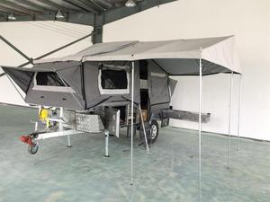 حار بيع مقطورة عربات سكنية عالية الصلابة إلى الأمام للطي الصين مقطورة - Product Image 3