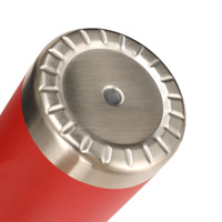 Termo Deportivo de Acero Inoxidable de Doble Capa con Recubrimiento Plástico de Color Sólido para Exteriores, con Anillo de Elevación Creativo, Taza Térmica Grande