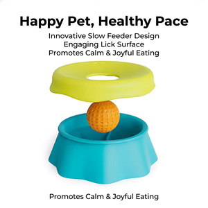 Ciotole Antiscivolo <span class=keywords><strong>per</strong></span> <span class=keywords><strong>Cani</strong></span> e Gatti, Ciotola <span class=keywords><strong>per</strong></span> Alimentazione Lenta con Ventosa, Ciotola Antiscivolo <span class=keywords><strong>per</strong></span> Liquidi <span class=keywords><strong>per</strong></span> Animali Domestici - Product Image 4