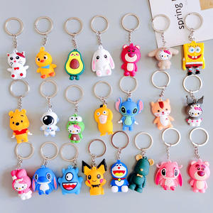 Porte-clés en silicone Stitch Ours Éclair 3D créatif, figurine de dessin animé amusante pour les activités de rentrée scolaire - Product Image 2