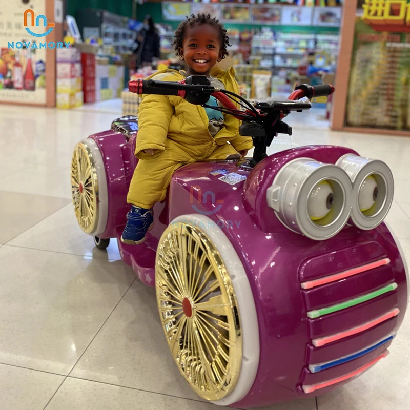 Novamory Electric Motorcycle & Bumper Car Indoor/Outdoor Playgrounds for Shopping Mall & Amusement Park Made of Durable Plastic