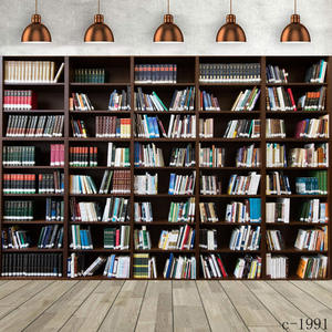 Durable and Unfading Bookshelf Theme Background Paper <strong>Wonderful</strong> Hanging Background <strong>Cloth</strong> for Photo Studio Backdrop - Product Image 6
