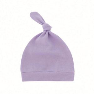 Ensemble bonnet noué et moufles pour bébé, fin, uni, doux, pour nouveau-né, chapeaux chauds de voyage, unisexe - Product Image 5