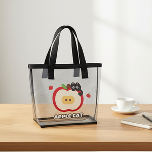 สินค้ามาแรงล่าสุดปี 2026 กระเป๋าตาข่ายใสแบบพกพาสำหรับเด็ก  พร้อมโลโก้สั่งทำน่ารัก ขายส่งแบบปรับแต่งได้ - Product Image 6