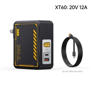 Cargador Rápido para Portátil PD GaN/Adaptador de Corriente XT60 20V 12A 240W USB para Chicony MSI Stealth <span class=keywords><strong>GS77</strong></span> 12UHS 12UH Katana 17 B12VGK - Product Image 1