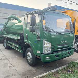 Camion aspirateur d'eaux usées 6 roues 1suzu 4x2 5000 litres Camion d'<span class=keywords><strong>aspiration</strong></span> des eaux usées fécales à vendre - Product Image 3