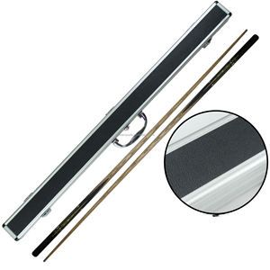 Boîtier de queue à neuf billes <span class=keywords><strong>en</strong></span> alliage d'aluminium <span class=keywords><strong>1</strong></span>/2 Pellet Aluminium Rod Box Cue Case - Product Image 4