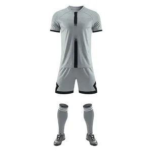 Custom football Sports Clothing Club Team Mens Quick Dry Tracksuit Shirt Uniform Kit Football Jersey Soccer Wear Set