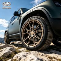 Rines de Aleación de Bronce Satinado, Forjados, Cóncavos, Multirradio, Personalizados, para Vehículos Deportivos Premium