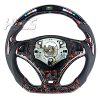 Volant en Fibre de Carbone Forgée LED RPM Accessoires d'Intérieur de Voiture pour BMW E92 E90 E93 M3 E84 E87 320 325 330 335