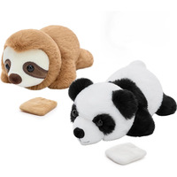 Ensemble de jouets en peluche magnétiques portables, Panda paresseux à porter à l'épaule, animaux en peluche interactifs avec aimant, cadeau pour filles, garçons et enfants