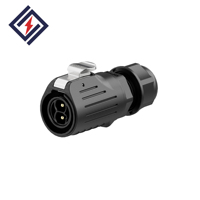 Connecteur d'alimentation circulaire étanche IP68 LP20 de qualité supérieure, 25A 600V, prise aviation pour câble extérieur, pour alimentation électrique