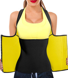 Kadınlar sıcak ter vücut şekillendirici zayıflama neopren gömlek yelek termo Yoga Sauna Fat Burner bel şekillendirici eğitmen <span class=keywords><strong>Cincher</strong></span>