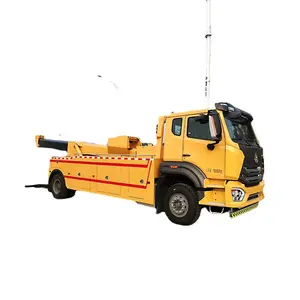 Proveedor profesional 30 toneladas Cnhtc 4*2 Remolque Heavy-Duty Eliminación de obstáculos Vehículo Recuperación de carreteras Camiones de remolque Wreckers AQZ210