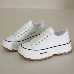 Chaussures de marche compensées pour femme, tendance automne, respirantes, à semelle épaisse, baskets décontractées légères style urbain - Product Image 5