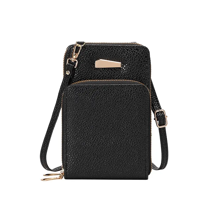 Маленькая сумка через плечо для женщин, кожаная сумка для мобильного телефона, модный дизайнерский кошелек для путешествий