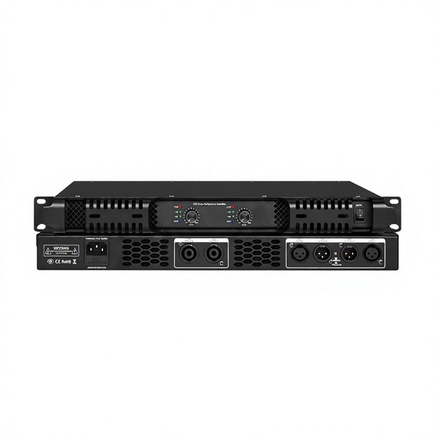 Professional 1U Power Amplifier Digital Integrated Amplifier 2 Channel Class D with 1300W*4 Use for Professional Stage