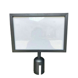 Fabricante A3 A4 clásico poste cinturón retráctil <span class=keywords><strong>barrera</strong></span> muestra de <span class=keywords><strong>Marco</strong></span> - Product Image 3