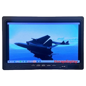 Nuevo Monitor LCD IPS de 7 Pulgadas con Altavoz Integrado, Pantalla Portátil <span class=keywords><strong>Mini</strong></span>, Resolución 1024x600, 16:9, Interfaces AV/<span class=keywords><strong>VGA</strong></span>, Retroiluminación LED - Product Image 1