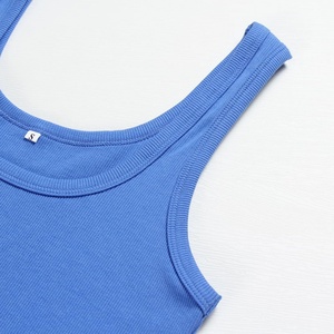 Custom Summer Knitted Tank <b>Top</b> Wholesale Stylish Sexy Sleeveless Tank <b>Top</b> for Women Fitness Beach Tank <b>Top</b> - Product Image 6