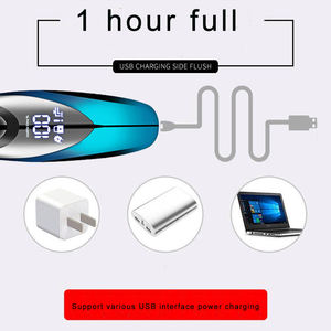 Rasoir électrique rotatif de qualité supérieure, étanche IPX6, triple lame, rechargeable, sûr <span class=keywords><strong>et</strong></span> flexible, meilleur <span class=keywords><strong>tondeuse</strong></span> à <span class=keywords><strong>barbe</strong></span> - Product Image 5