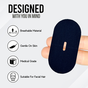 Cinta bucal antironquidos Tiras bucales para dormir de forma ovalada con ventilación de respiración Mejora el sueño nocturno Alivio instantáneo de los ronquidos - Product Image 3