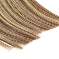 Extensions de queue de cheval lisses en cheveux humains russes Remy, longueur 10-24 pouces, doux et brillants, double trame, extensions à trame unique