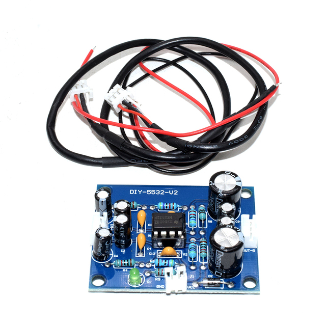 #50183 NE5532 Pre Amplifier Module OP-AMP HIFI Preamplifier Signal Wireless Amplifier Preamplifier Board Module diy electronics