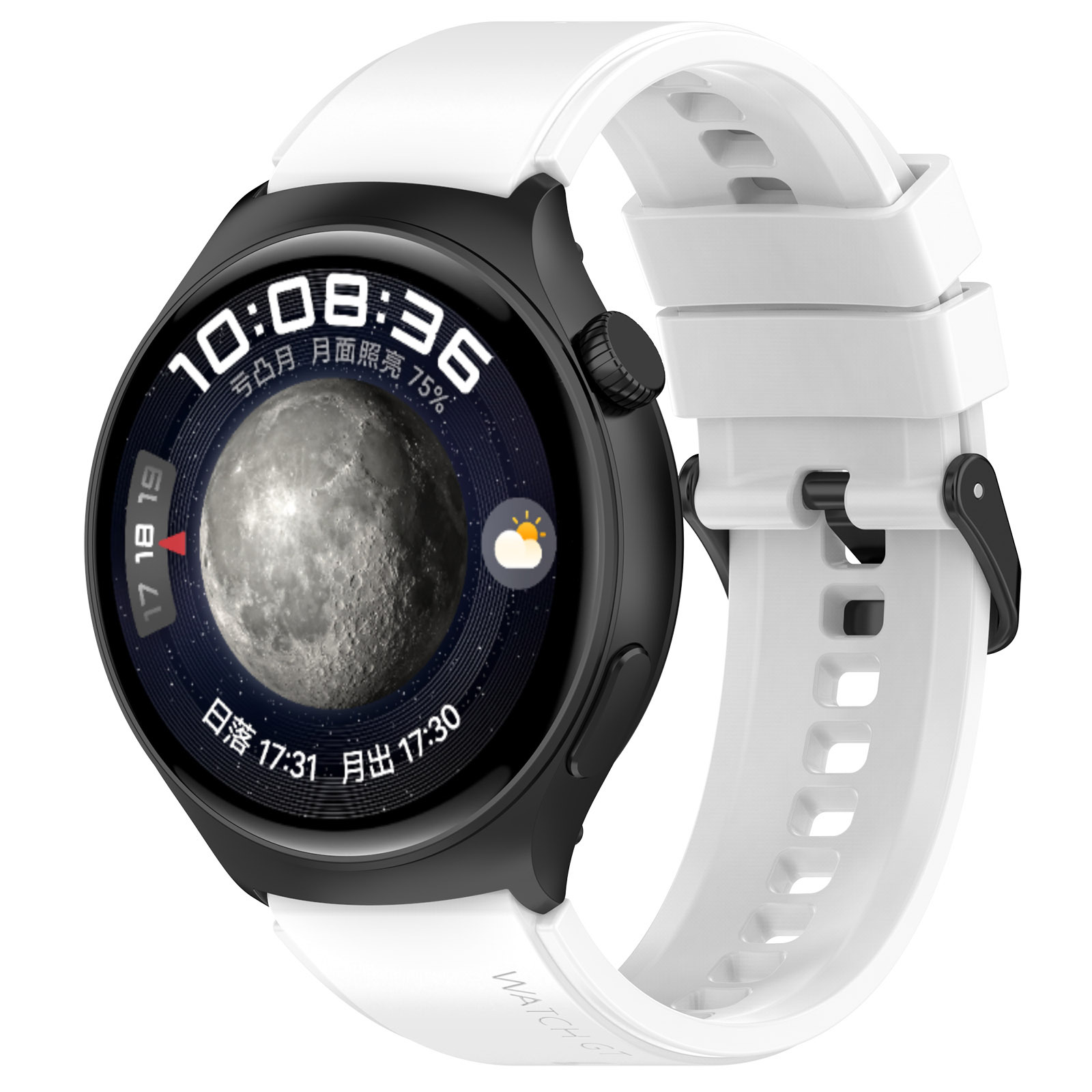 White (Black Button)