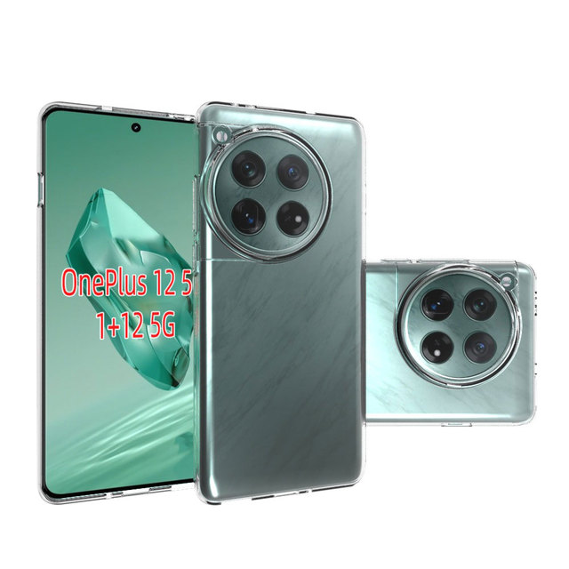 Tpu Pc Phone Case for Oneplus 12 5G Luxury Airbag Customize Anti Fall Transparent Clear SJK284 Laudtec