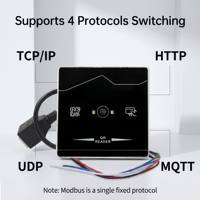 Lector de Tarjetas con Código QR Inteligente Remoto RJ45 con Acceso a Red TCP/IP, Compatible con Protocolos UDP, HTTP y MQTT, IC de 13.56Mhz