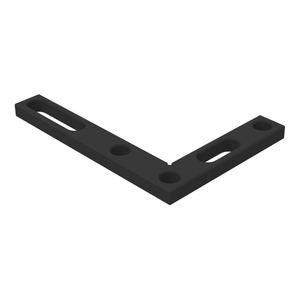 SteelExpert GPPH 350x250mm cuadrado plano, 25mm de espesor, agujeros de 28mm - Product Image 1