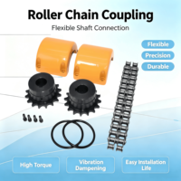 Accouplement à chaîne flexible KC SFS, dents trempées, construction robuste, protection intégrée, garantie 1 an, OEM