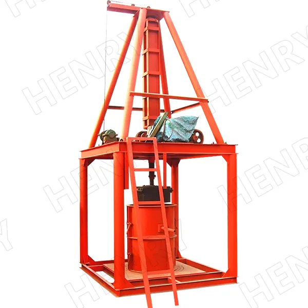 HR800 Henry diperkuat pipa drainase beton Jacking mesin pembuat pipa