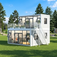 Maison conteneur SKYLINE 20 pieds en kit, Tiny House, Maisons préfabriquées à vendre, Bureau modulaire moderne, Logement à bas prix